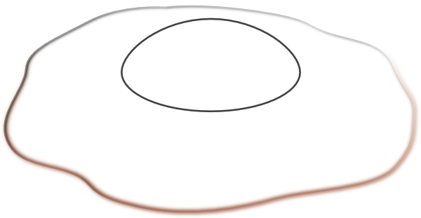 Egg Outline Clipart - Circle (600x311)