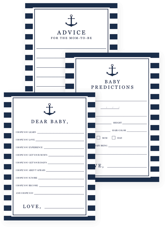 Nautical Baby Shower Games Download By Littlesizzle - Baby Shower Printable Game Nautical (819x1024)
