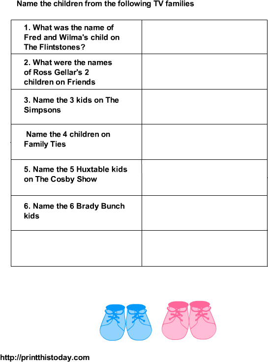 Tv Shows Baby Names - Screenshot (612x792)