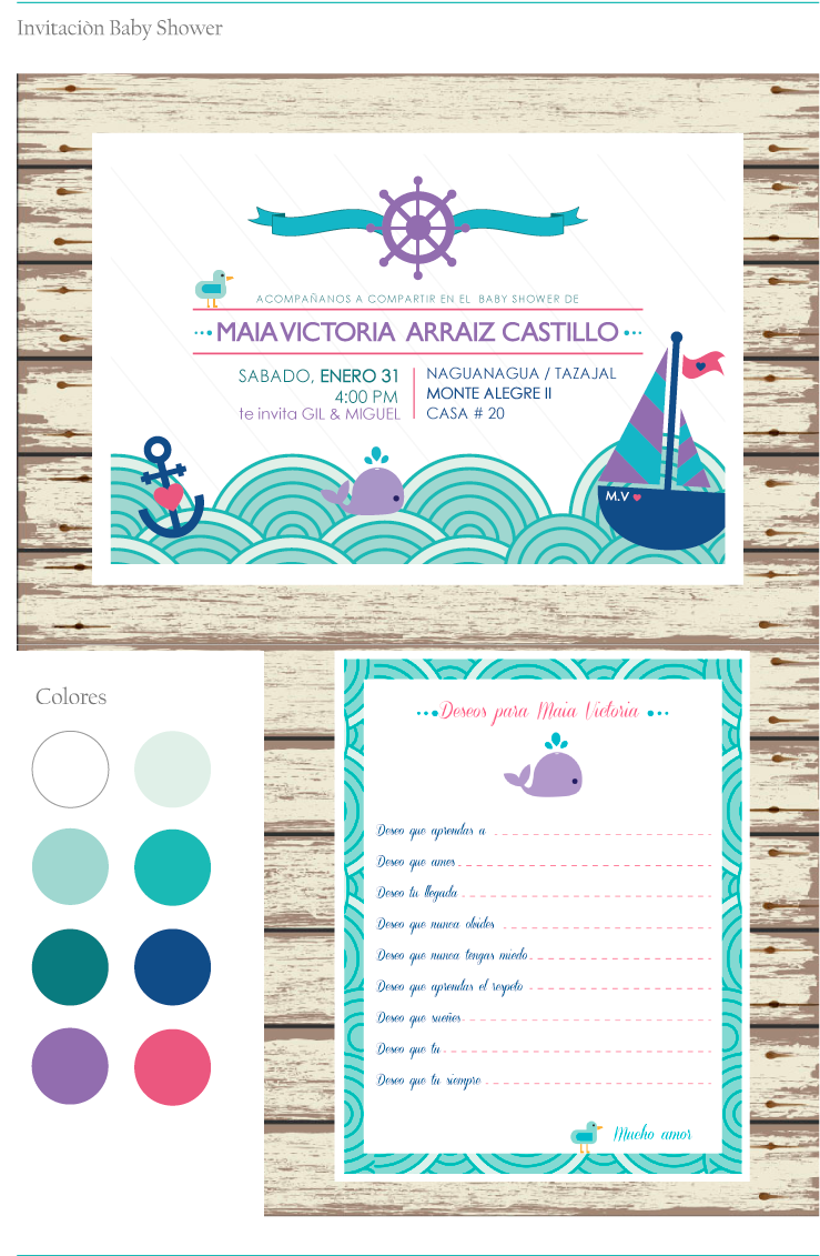 Invitaciòn Baby Shower - Paper (813x1225)