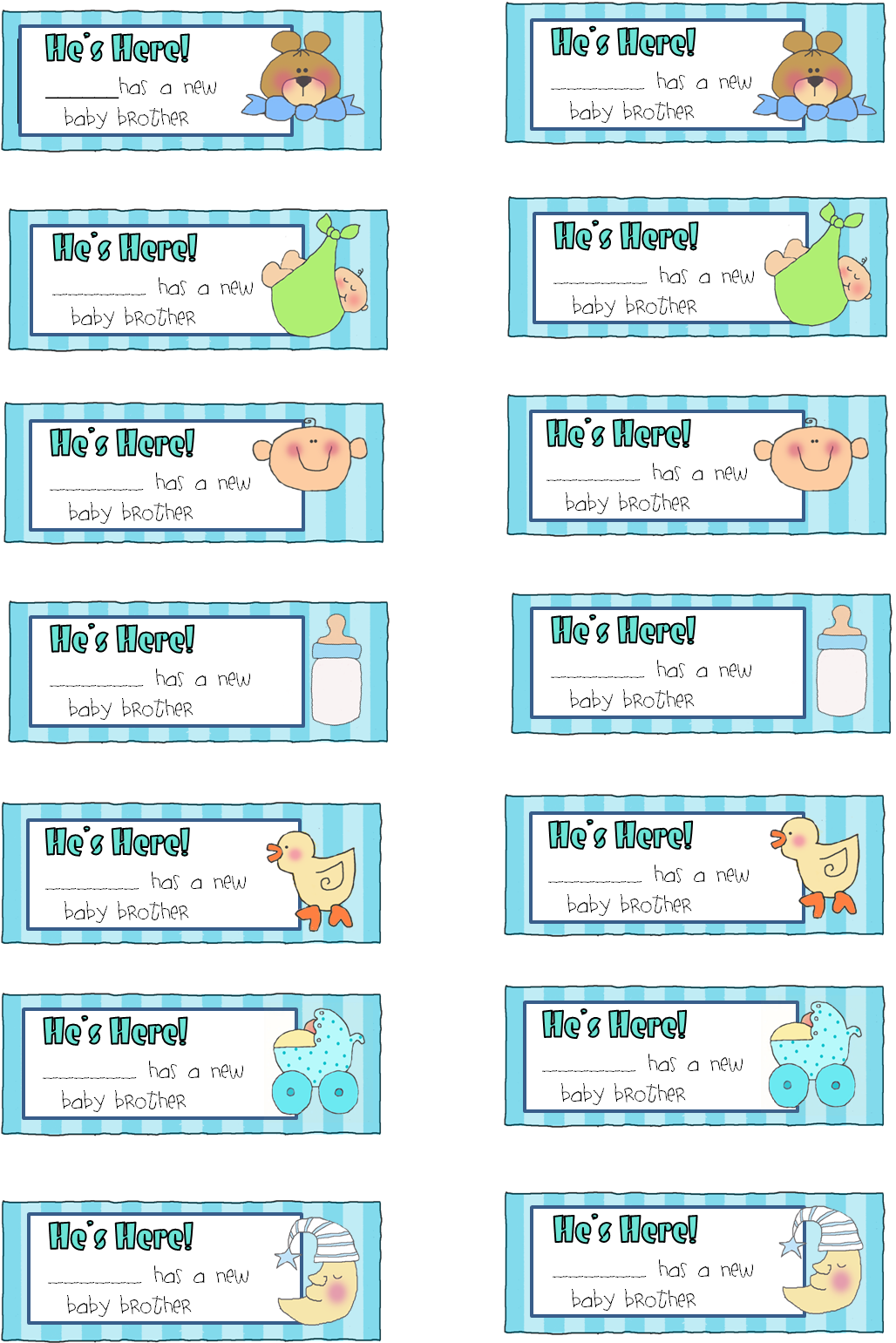 Etiquetas "es Un Niño" Para Imprimir Gratis - Etiquetas Para Baby Shower Santiago (1059x1564)