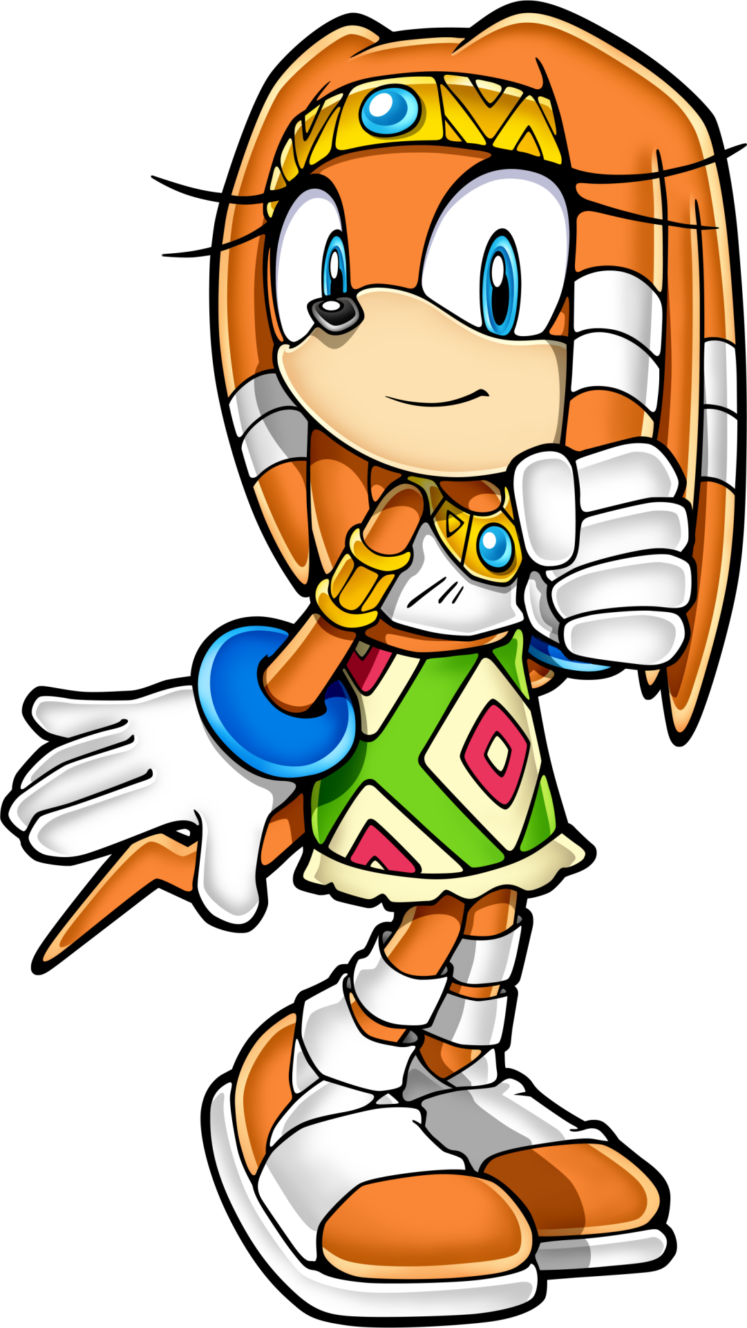 No Answer Clipart - Tikal The Echidna (1081x1920)