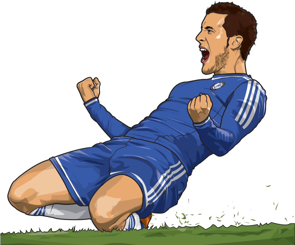 Eden Hazard Chelsea Clipart - Eden Hazard Clip Art (943x847)