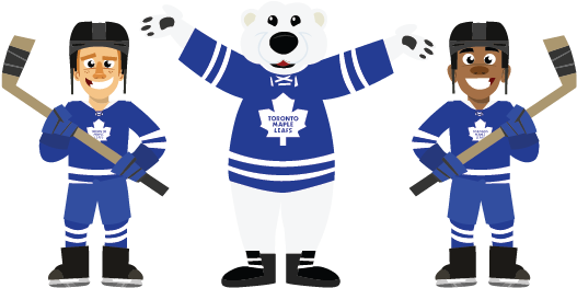 Toronto Maple Leaf Cartoon (541x264)