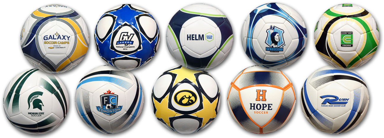 Custom Soccer Balls Logo Soccer Balls Soccer Camp Balls - Soccer Balls With Logos (1400x467)