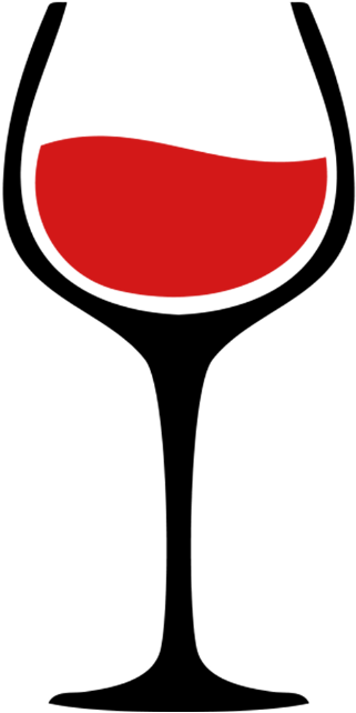 Wine Glass Two Color Vector - Red Wine Women's T-shirt (691x790)