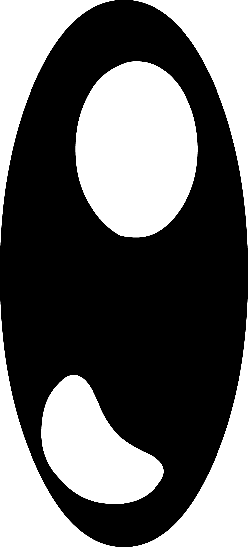 New Cute Eye - Cute Eye Clip Art (1000x2203)