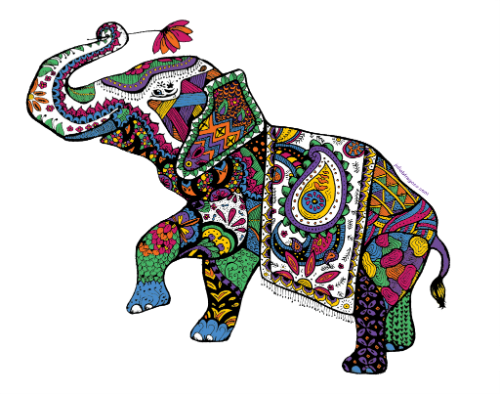 Vedic Conservatory David - Indian Elephant Transparent (500x394)
