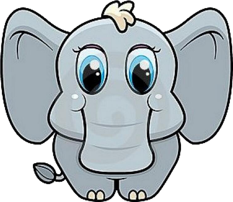 Cartoon Elephant Clip Art - Cartoon Elephant Clip Art (835x695)