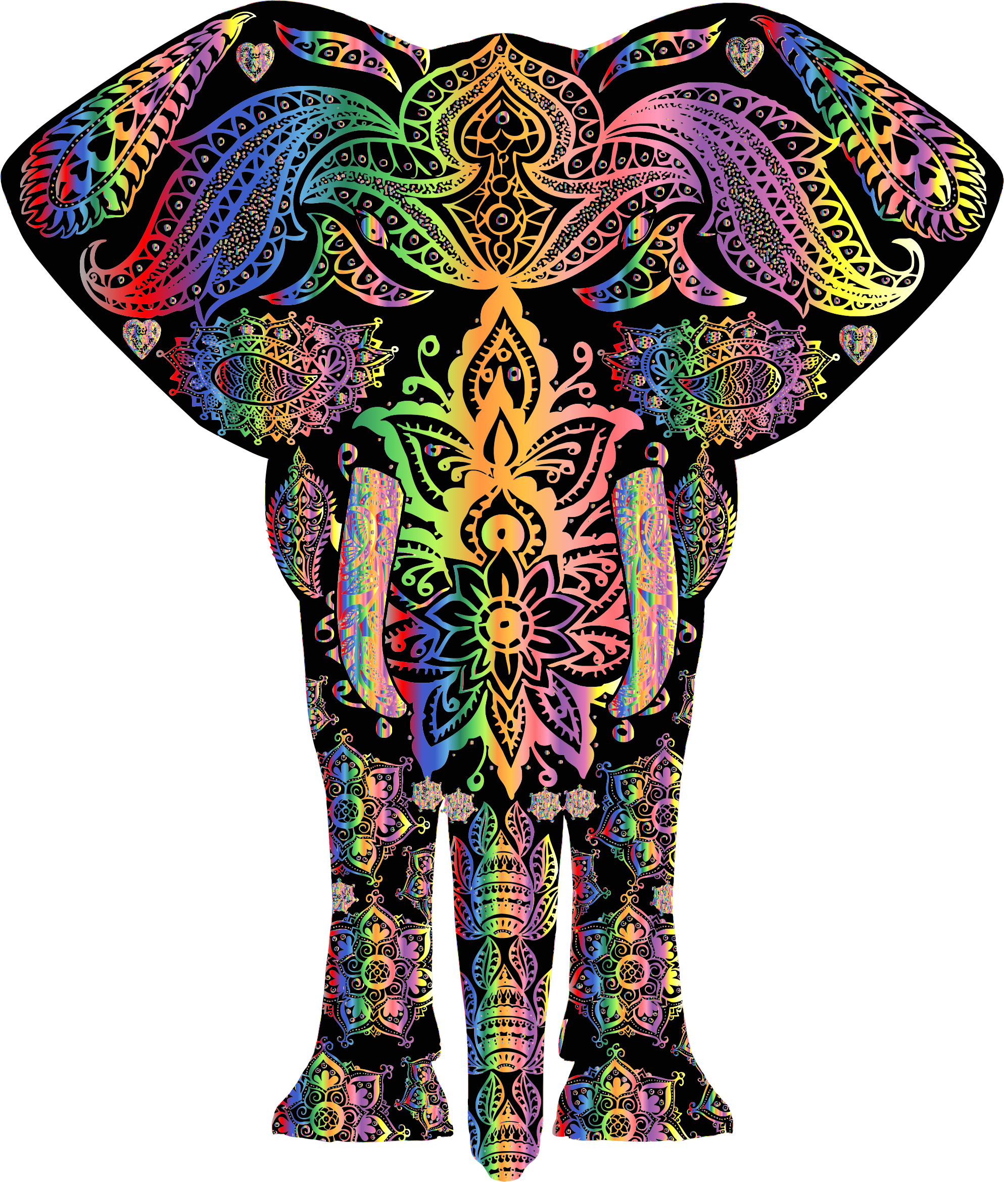 Big Image - Colorful Pictures Of Elephants (1987x2339)