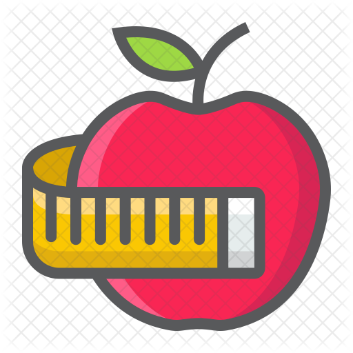 Fruit Diet Icon - Vector Graphics (512x512)
