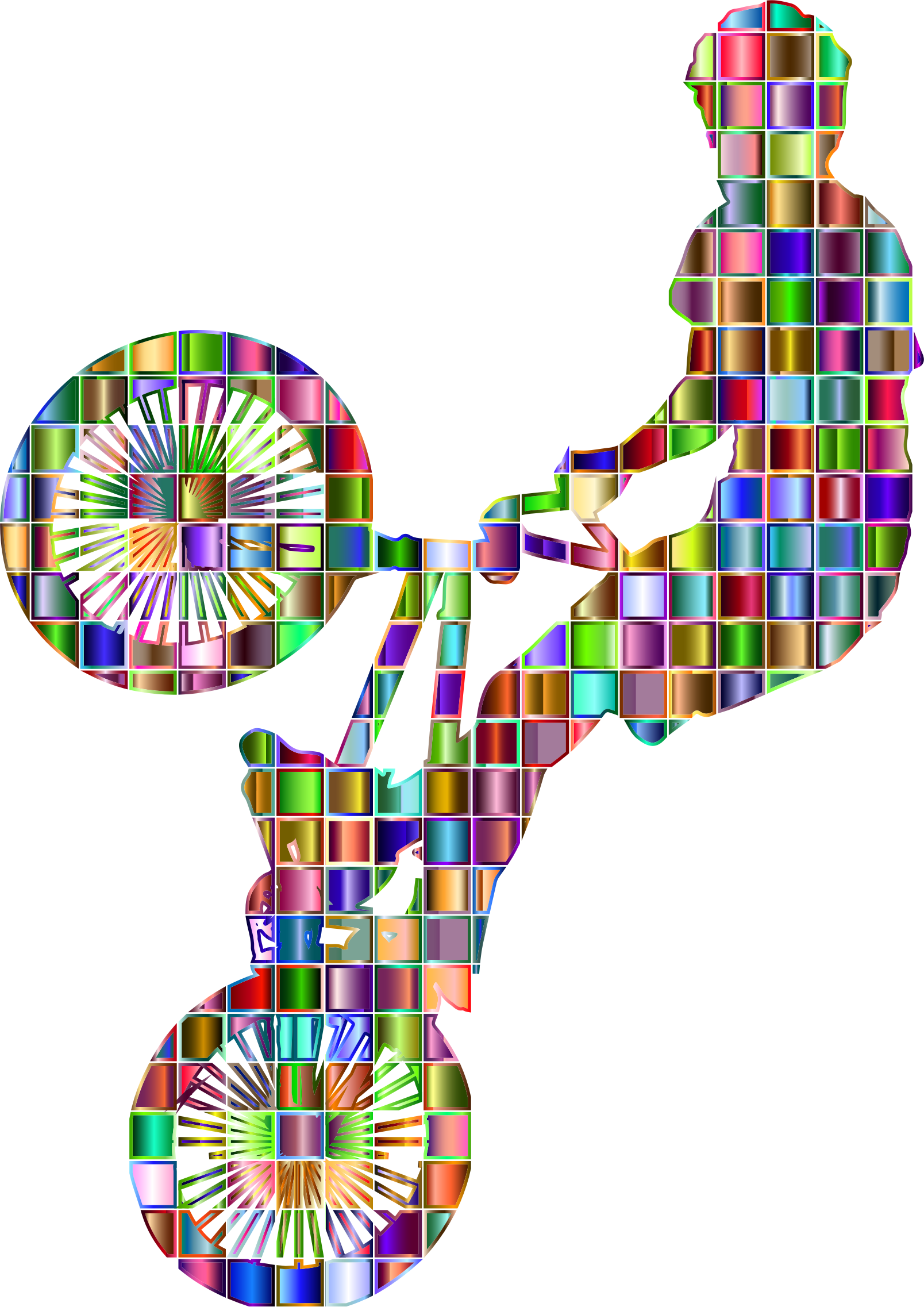 Colorful Elephant Art Download - Bmx Silhuete (1608x2274)