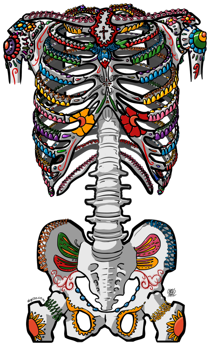 Dia De Los Muertos By Thecarlosmal Dia De Los Muertos - Day Of The Dead (1024x1374)