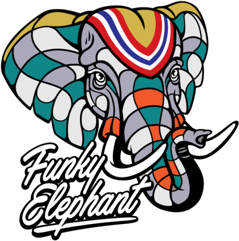 Funky Elephant (1000x935)