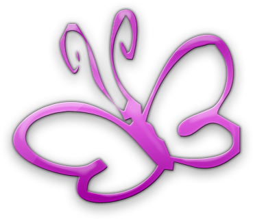 Pink Butterfly Clip Art - Cool Metalic Butterfly Png (420x420)