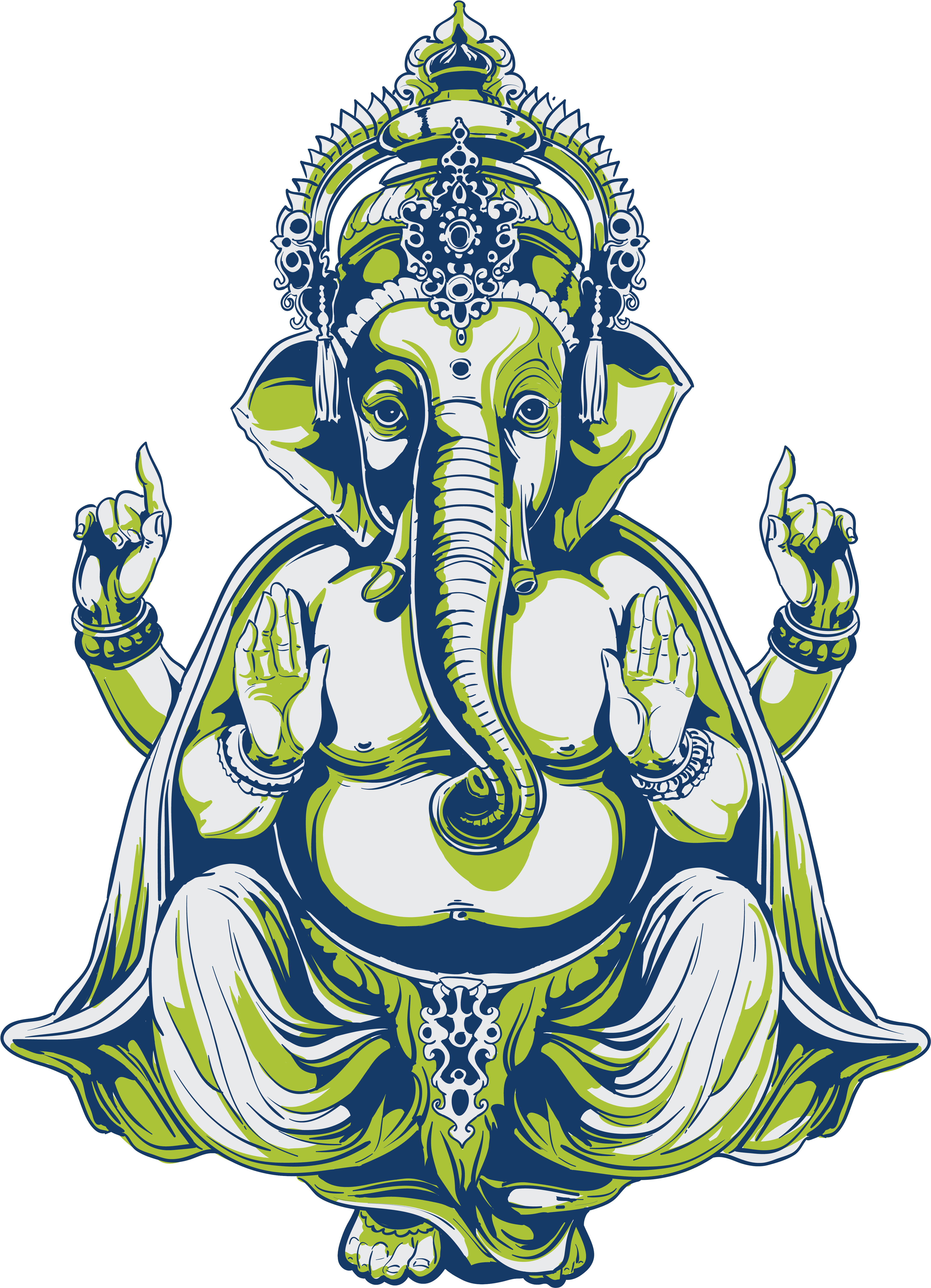 Ganesha Indian Elephant African Elephant Tattoo - Ganesha Indian Elephant African Elephant Tattoo (4373x6000)