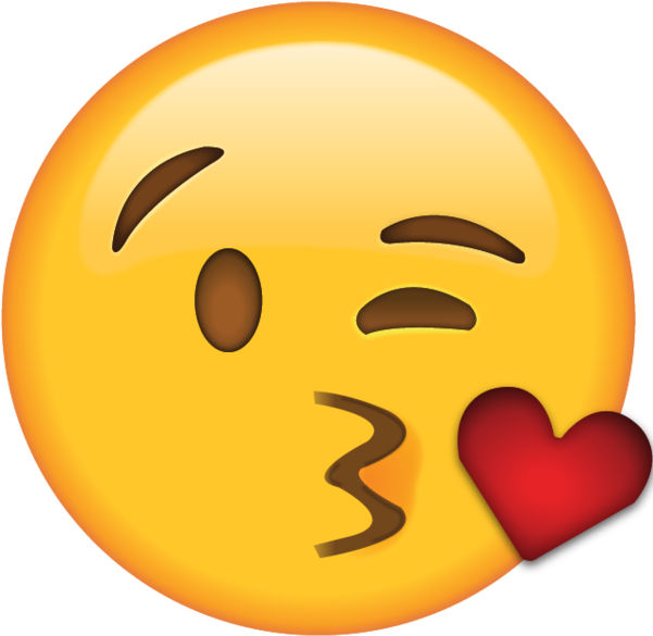 Download Blow Kiss Emoji - Kiss Emoji (640x640)