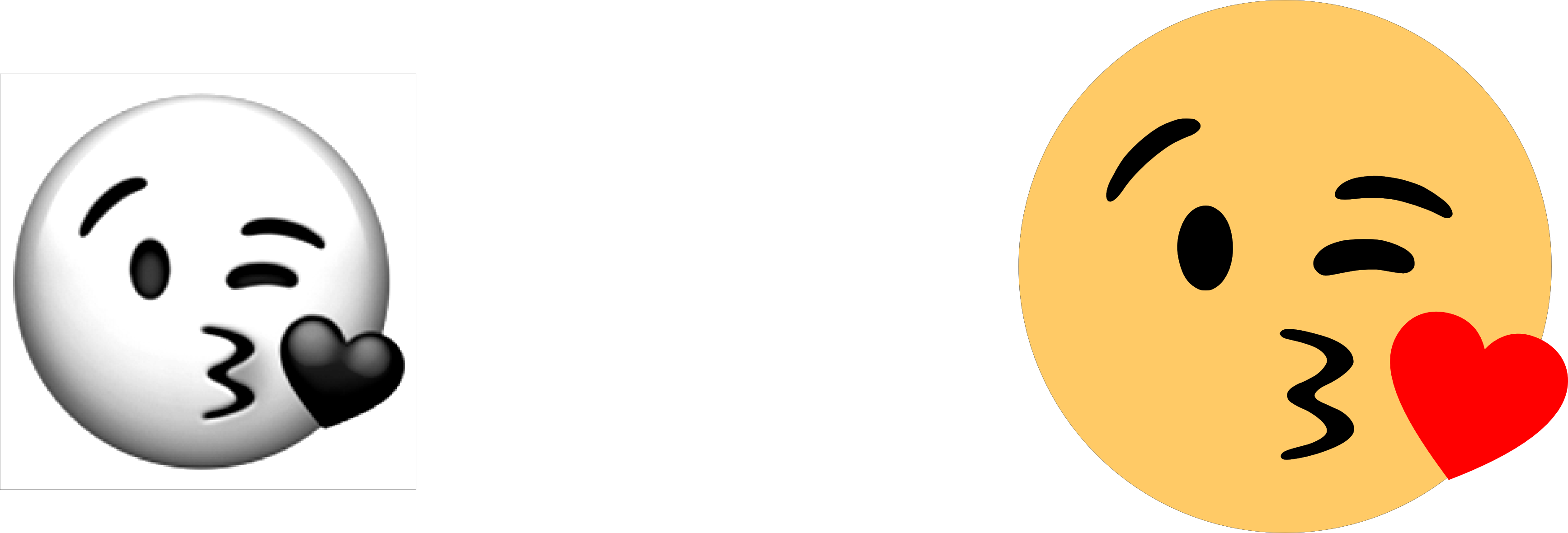 Emojis, Personal Use, La Kissy Face Emoji, - Kissy Face Emoji Svg (3469x1180)