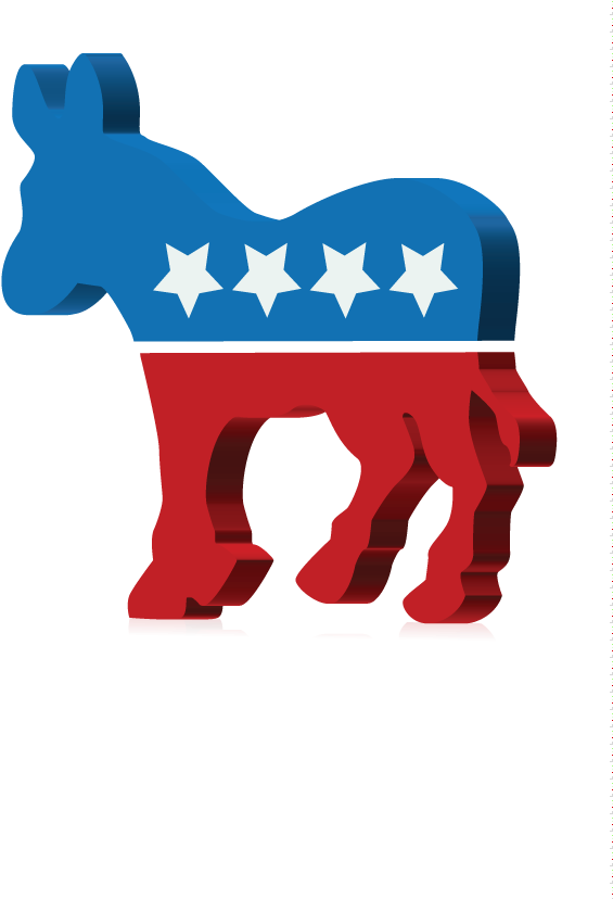 United States Us Presidential Election 2016 Democratic - Illustration (600x827)