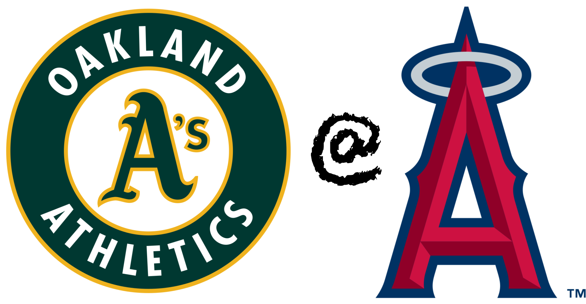 A's @ Angels - Oakland A's (1920x1200)