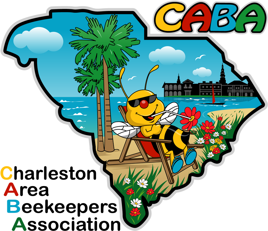 Charleston Area Beekeepers Association Logo - Cartoon (1000x866)