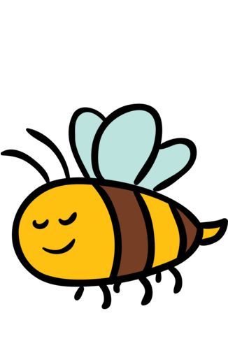 10 Interesting Facts About Bees - Cute Bee Drawing (325x500)