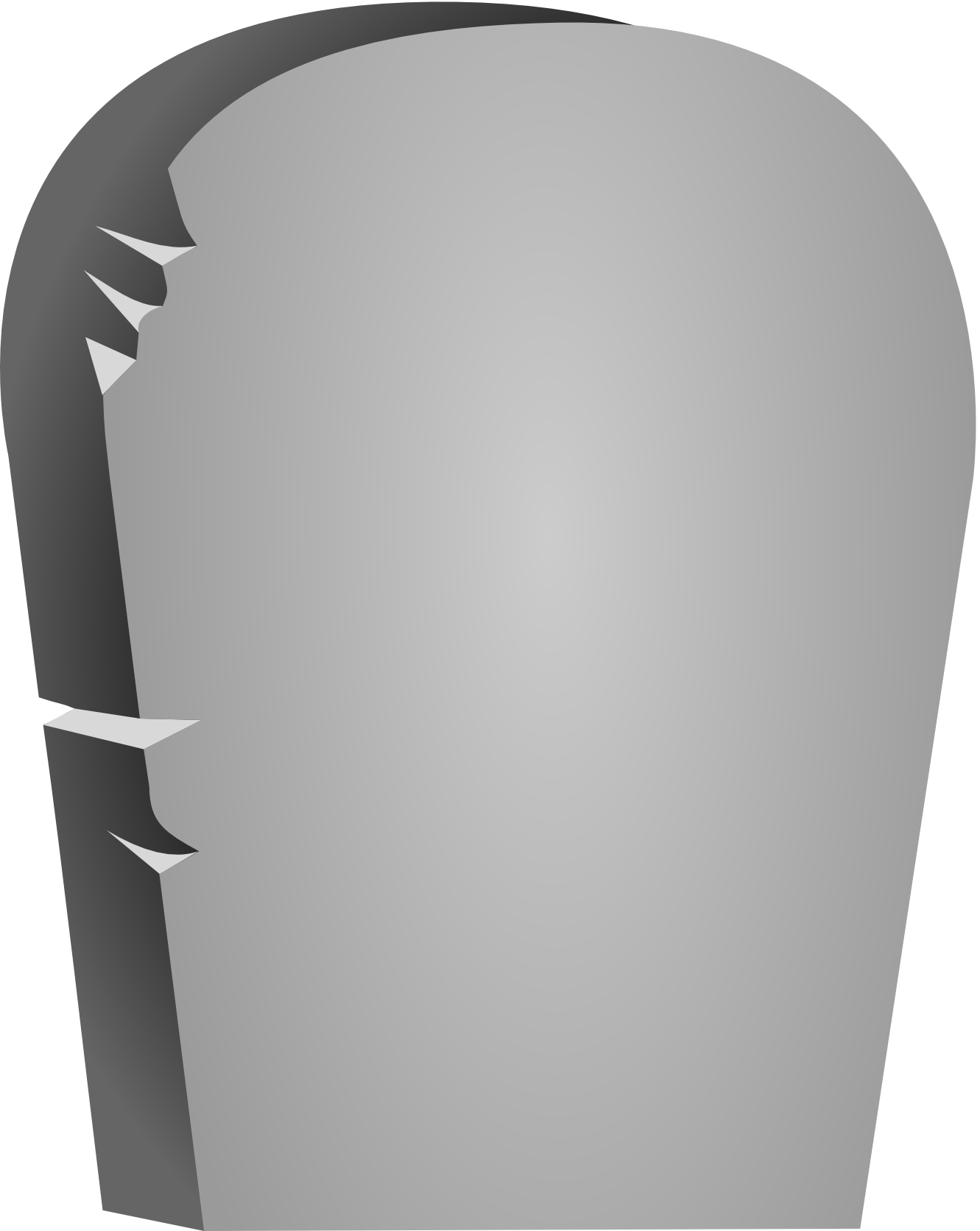 Gravestone Clip Art With Images Medium Size - Tombstone Transparent Background (1331x1672)