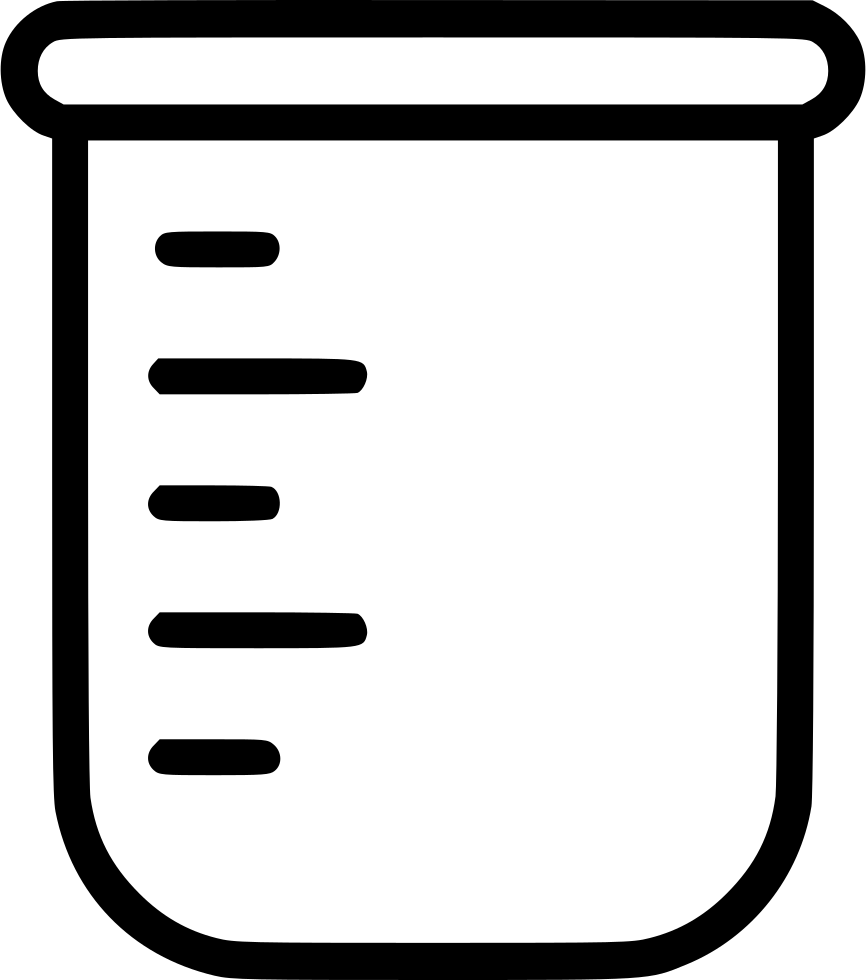 Measuring Beaker Test Tube Flask Laboratory Glass Comments - Measurement Beaker Clipart (866x980)