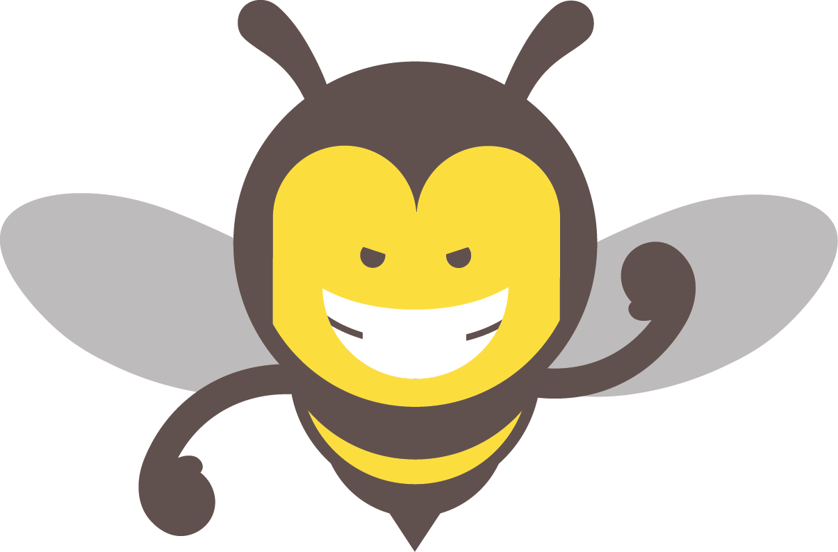 Flexing Right Drone Bee - Honeybee (1206x795)