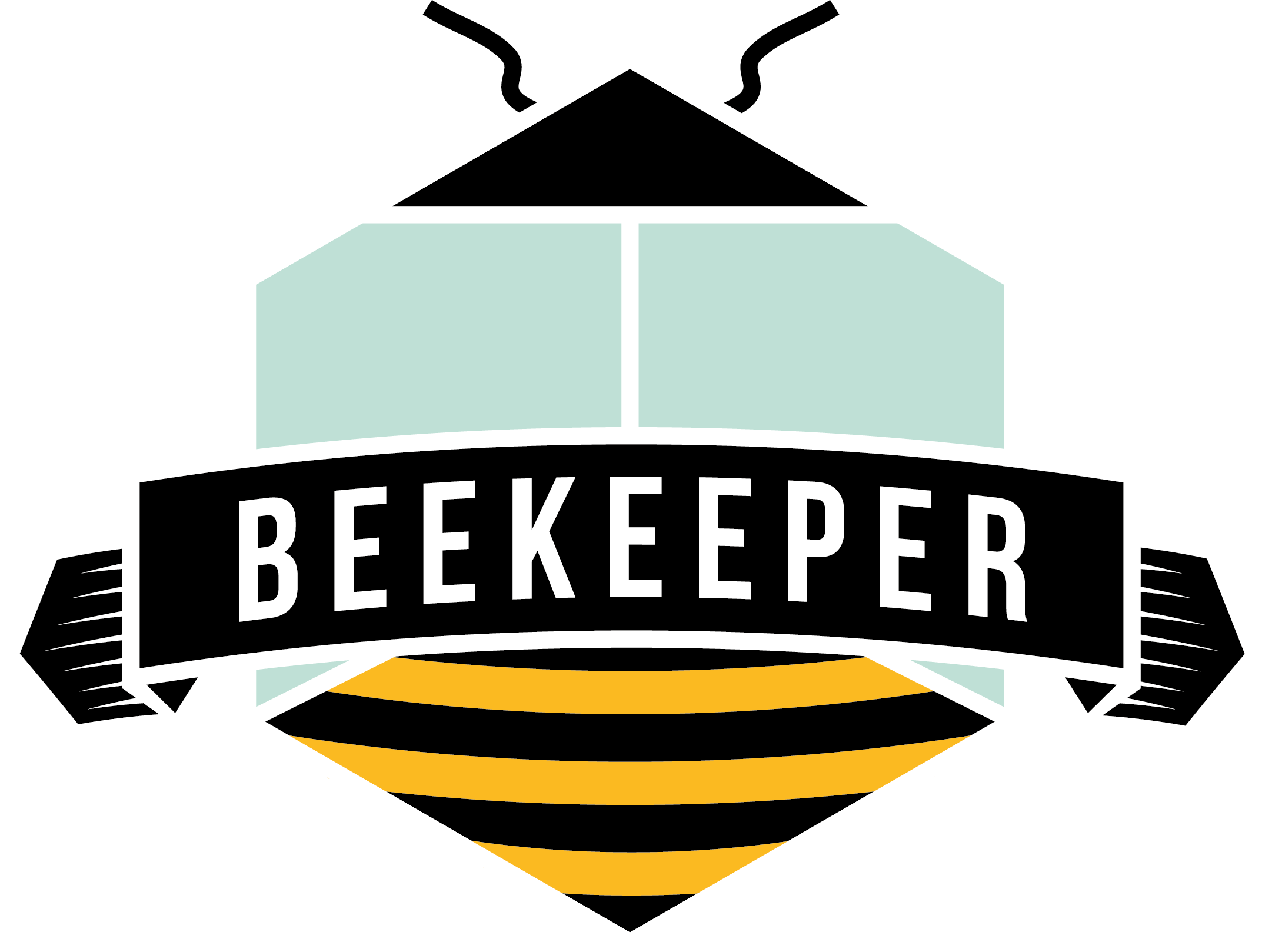 Beekeeper Logo Svart2 - Beekeeper (2145x1618)