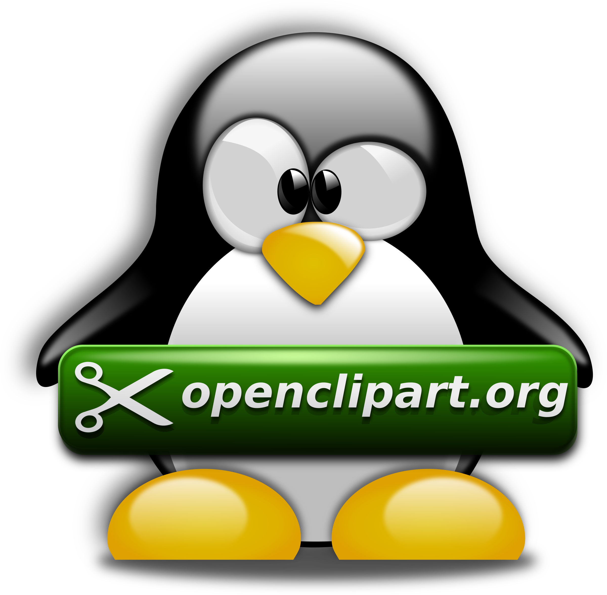 Mesmerizing Open Clipart Tux Openclipart Dot Org - Google Penguin 4.0 Latest Update (2400x2351)