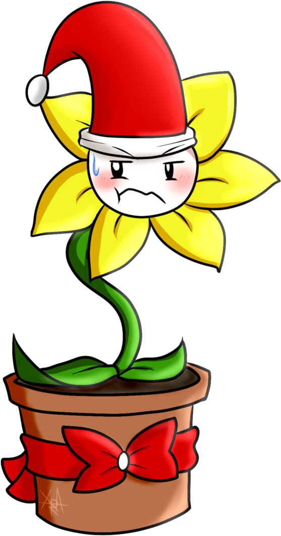 [undertale] Christmas Joy In A Pot By Spaced Out Xandy - Mug (730x1095)