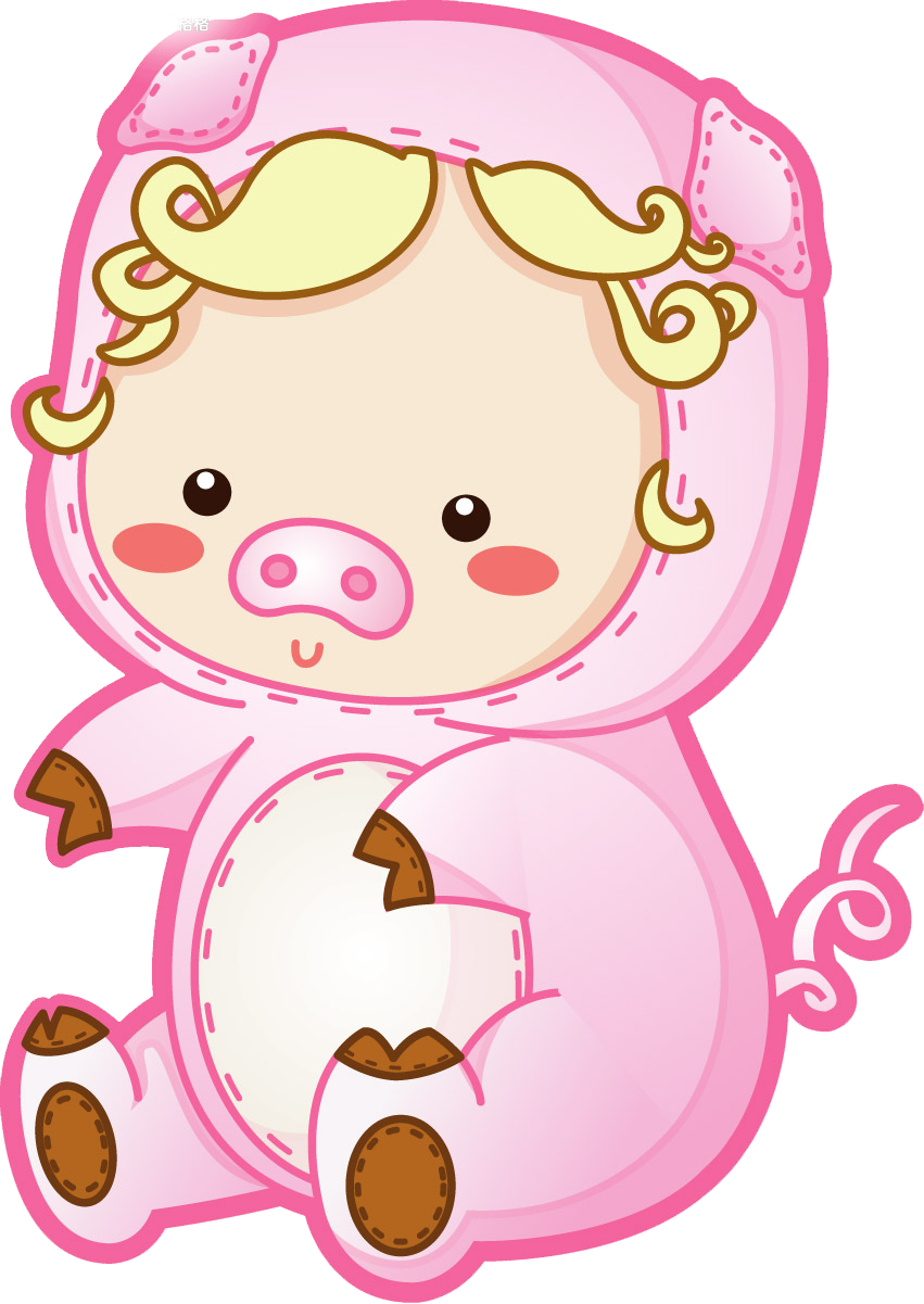 Pig Cartoon Clip Art - Pig Cartoon Clip Art (851x1201)