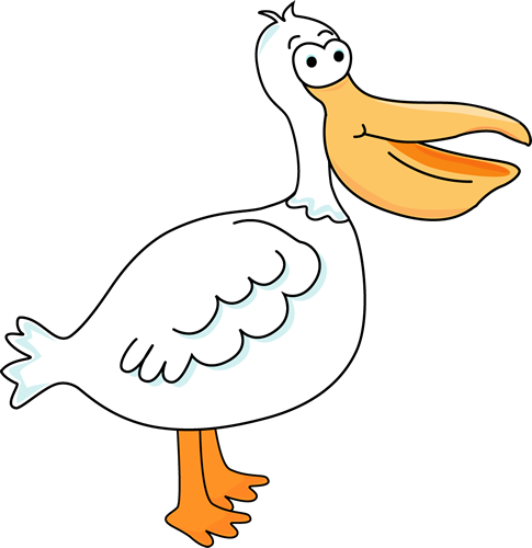 Cartoon Pelican Pictures - Pelican Cartoon Transparent Background (485x500)