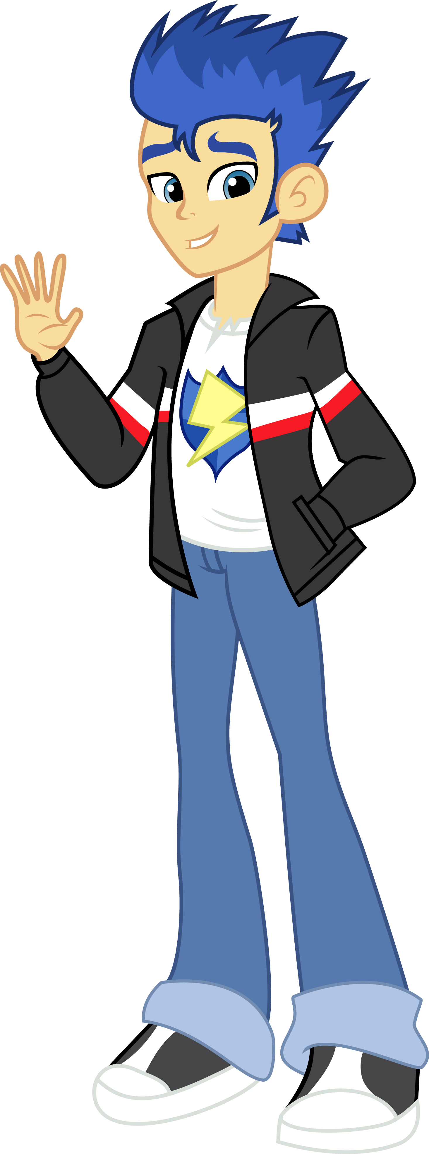 Flash Sentry Full Body Profile - My Little Pony Equestria Girls Boy (1466x3940)