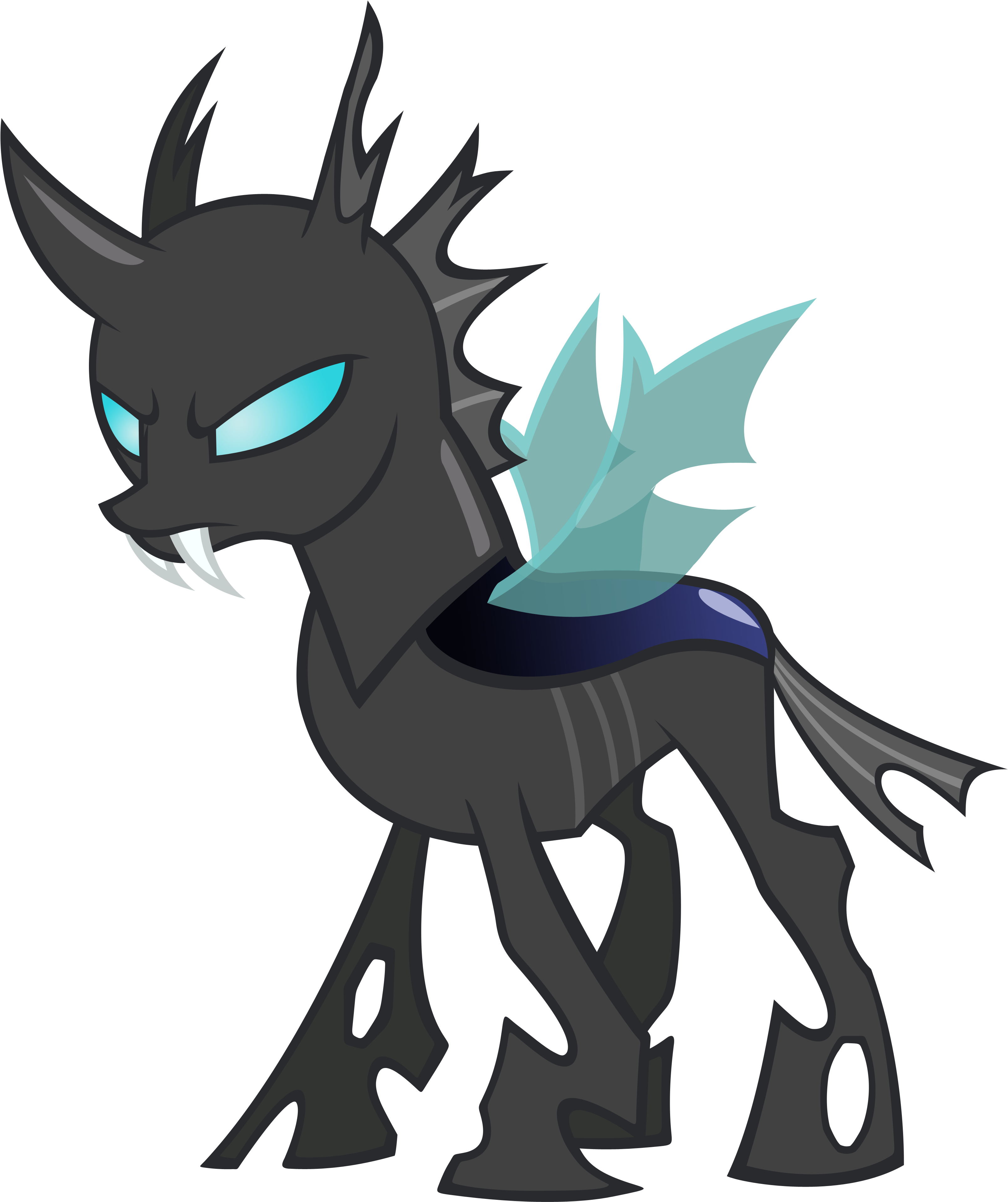 Twilight Sparkle Pinkie Pie Fluttershy Pony Changeling - Twilight Sparkle Pinkie Pie Fluttershy Pony Changeling (3515x3930)