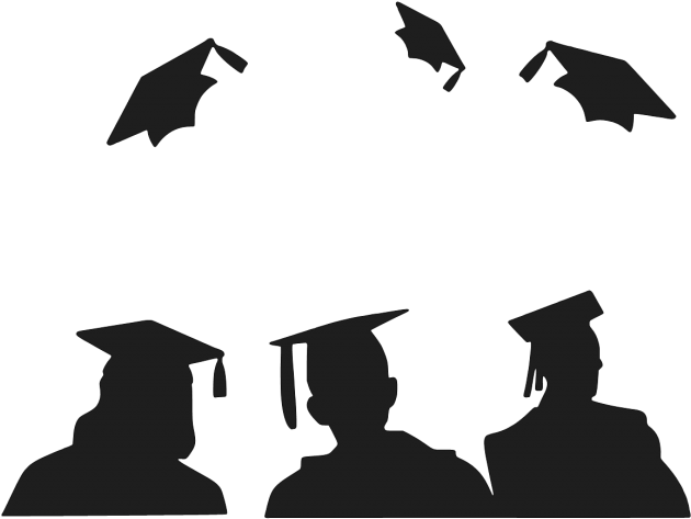 Graduation Black Cliparts - Graduation Day Invitation Card (640x480)