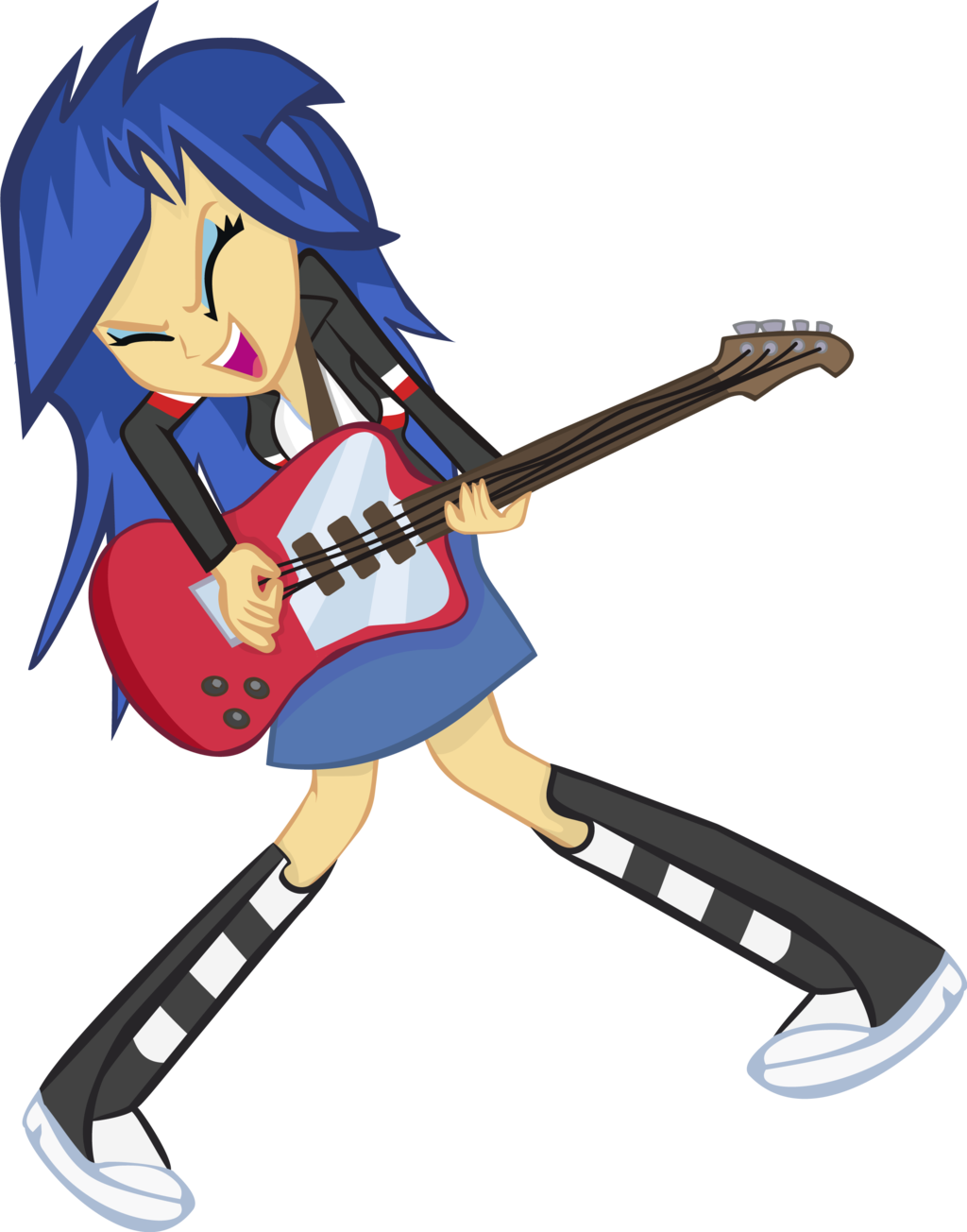 Quanxaro 70 5 Flare On Guitar By Youcancallmebravo - Mlp Eg With Guitar (1024x1304)