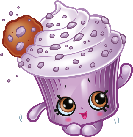 Creamy Cookie Cupcake - Shopkins Creamy Cookie Cupcake (576x495)
