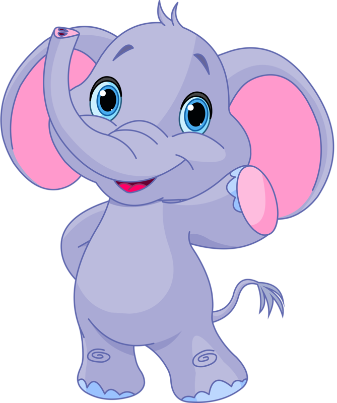 Фотки - Cartoon Elephant (669x800)