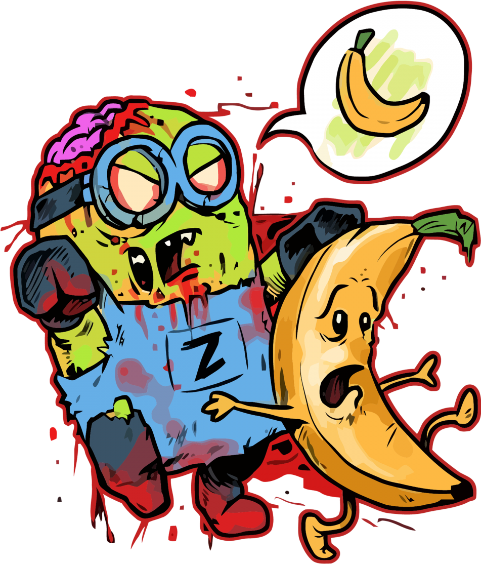 Minion Zombie Png (1000x1500)