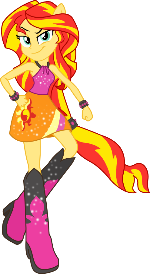 Eqg Sunset Shimmer Rainbow Rocks By Seahawk270 On Deviantart - Eqg Sunset Shimmer Rainbow Rocks By Seahawk270 On Deviantart (495x900)