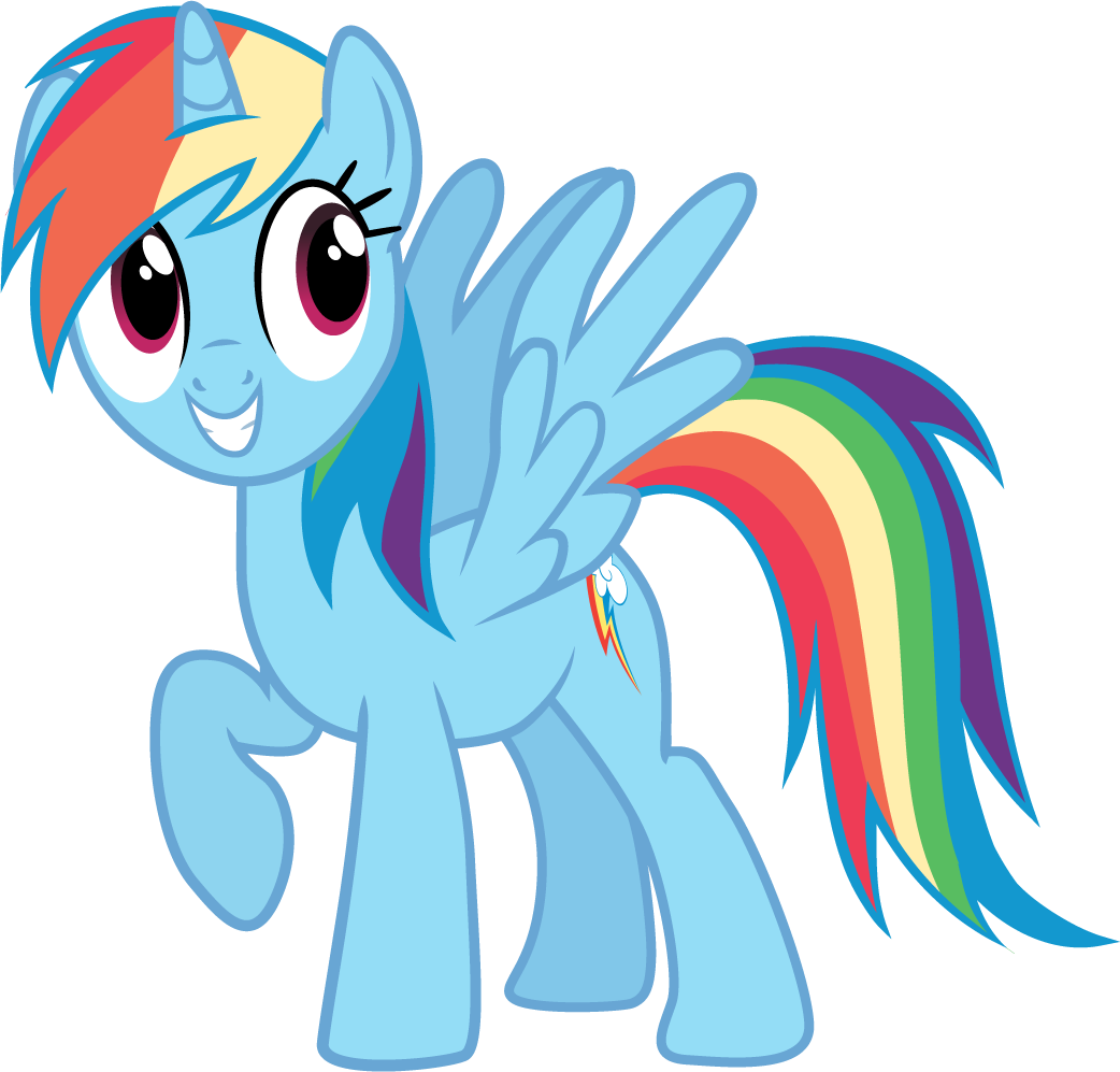 Fanmade Pony Request 160 Alicorn Rainbow Dash By Ah - My Little Pony Friendship Is Magic Rainbow Dash Alicorn (1042x997)