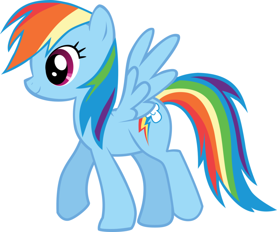 Rainbow Dash By Doctor-derpy - Friendship Is Magic Rainbow Dash (900x755)