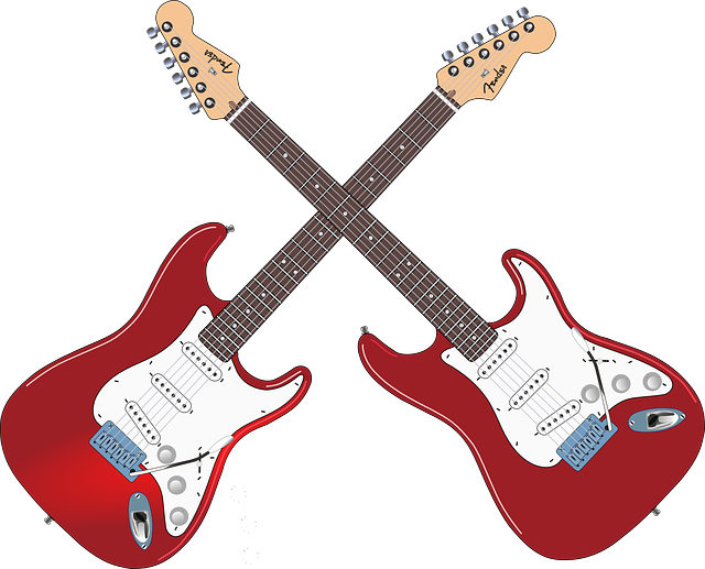 Guitar Clip Art - Fender Stratocaster (890x720)