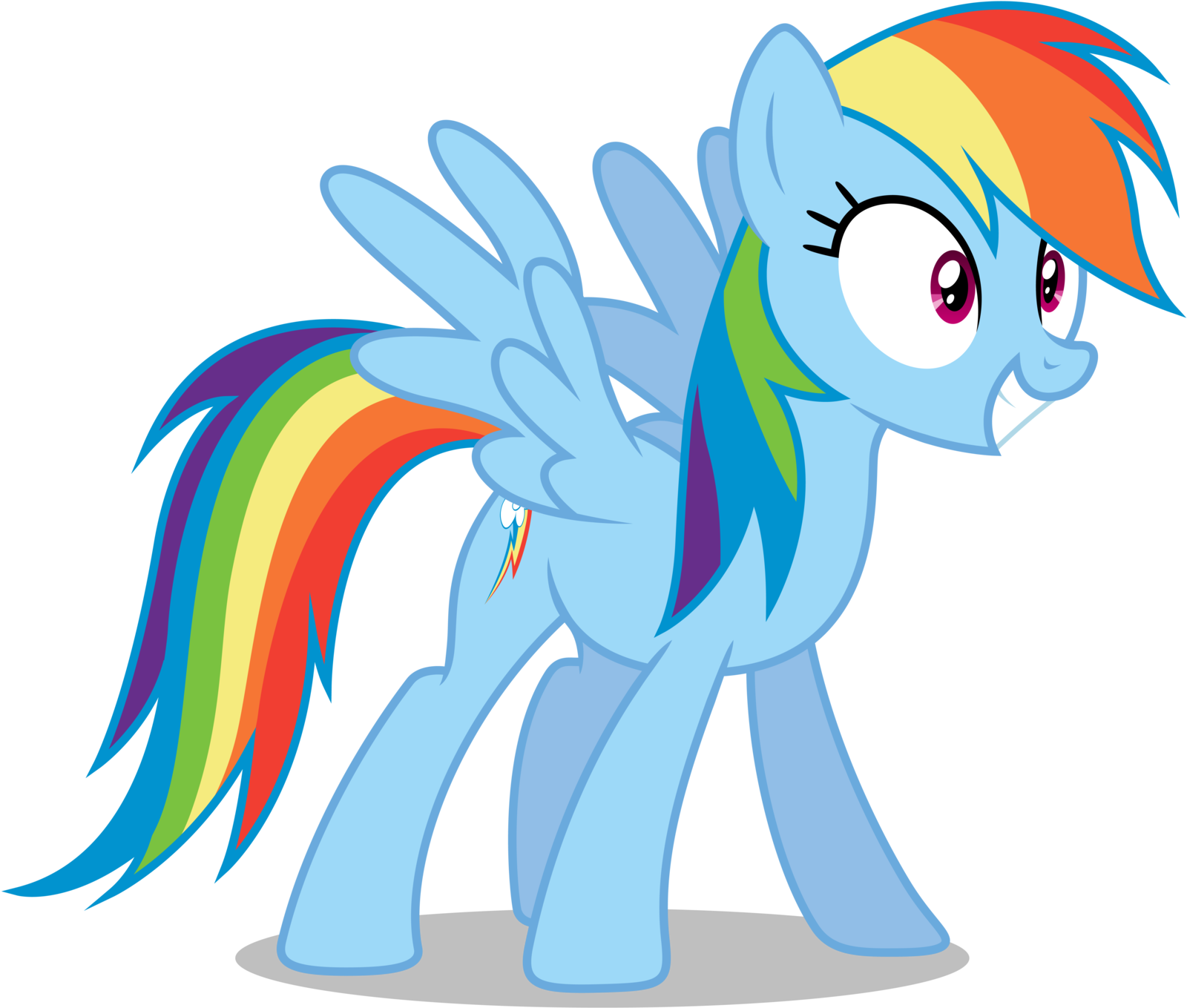 Excited By Caliazian - Little Pony Friendship Is Magic (1600x1371)