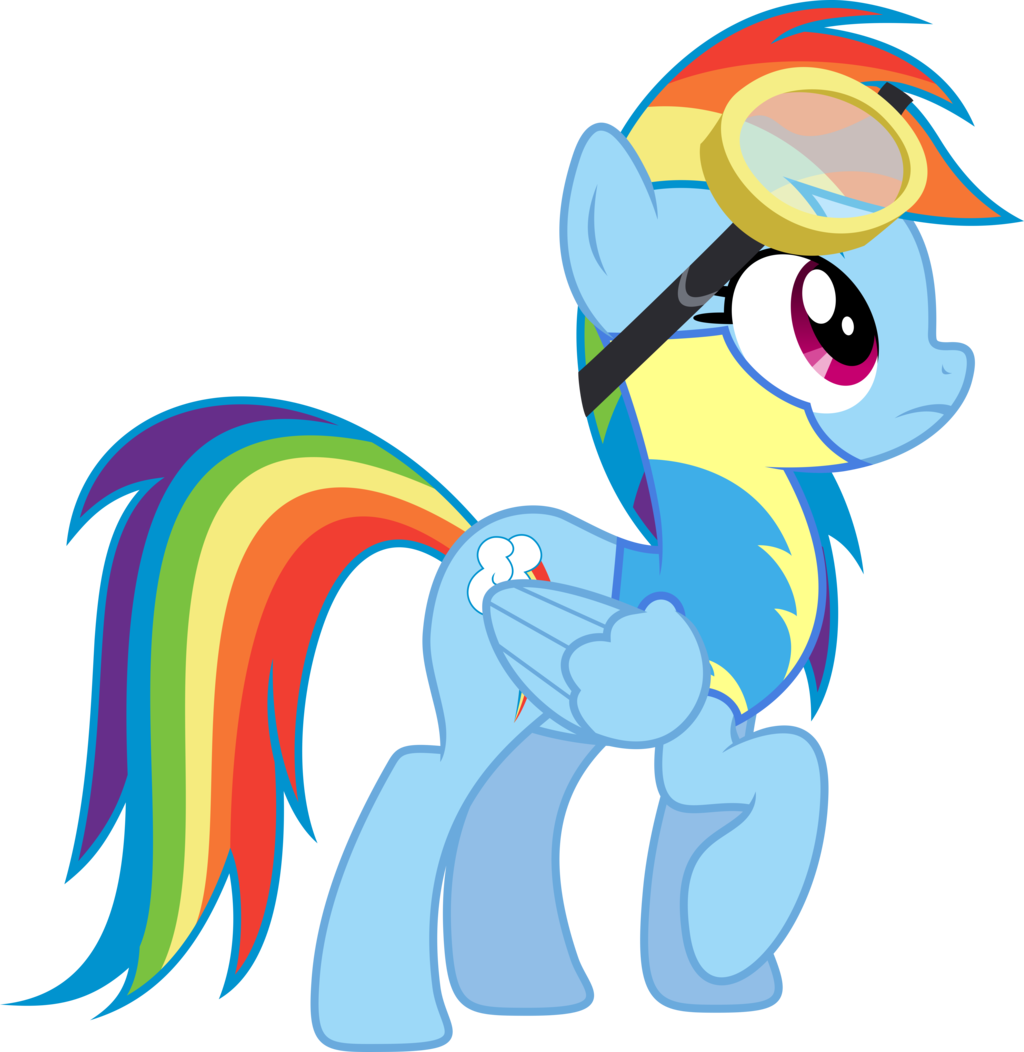 Rbd Wonderbolts Uni By Knight725 Rbd Wonderbolts Uni - Mlp Rainbow Dash Wonderbolt (1024x1052)