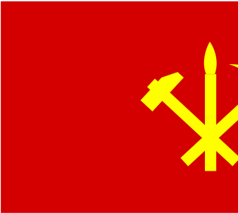 Flag Of The Wpk - Workers Party Of Korea (744x1052)