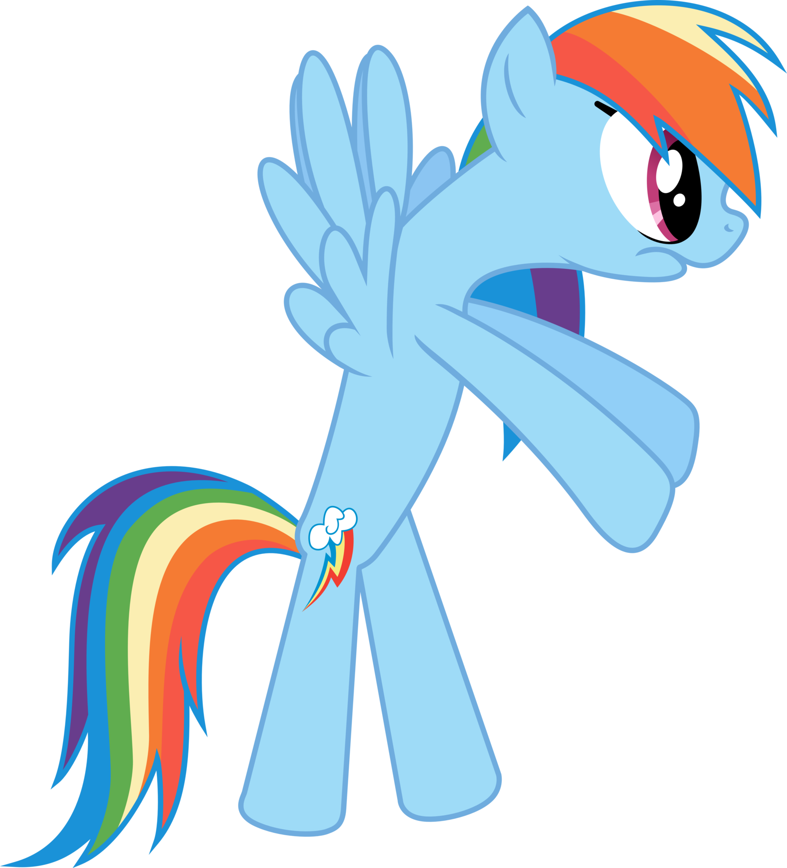 Original My Little Pony Rainbow Dash For Kids - My Little Pony Rainbow Dash (1600x1763)