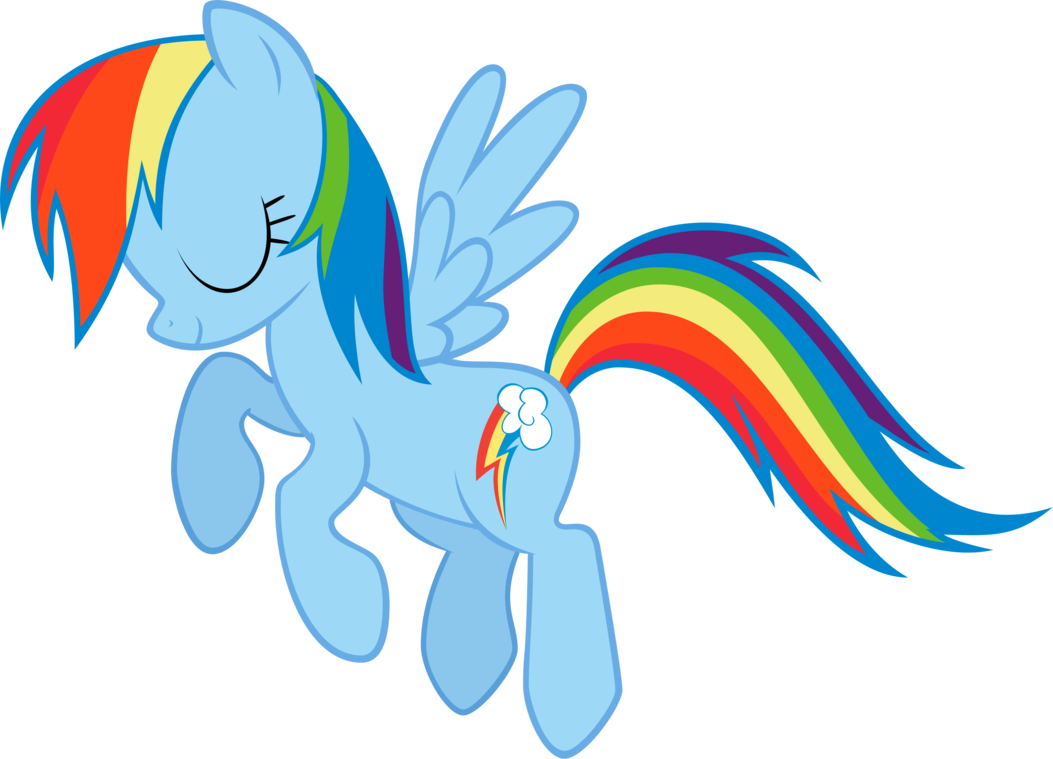 Rainbow Dash Not Bowing By Pokerface3699 - Friendship Is Magic Rainbow Dash (1053x759)